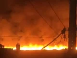 Incêndio de grandes proporções atinge área de vegetação em Caetité