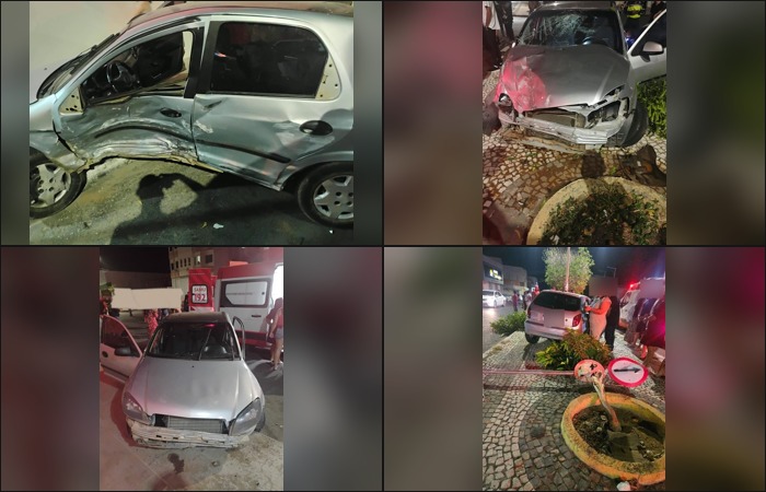 Colisão entre dois carros deixa três homens feridos em Guanambi