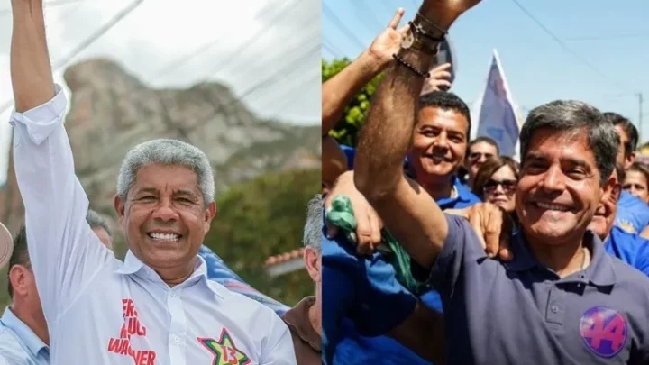 AtlasIntel aponta empate entre ACM Neto e Jerônimo Rodrigues na disputa pelo governo da Bahia