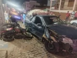 Motorista com sinais de embriaguez bate em duas motocicletas em Caculé